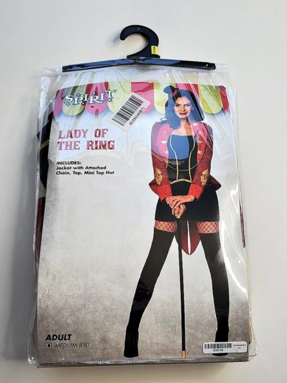Spirit Lady of the Ring Costume, Red & Black (Size M) - Picture 9 of 13